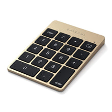 Load image into Gallery viewer, Aluminum Slim Rechargeable Bluetooth Keypad