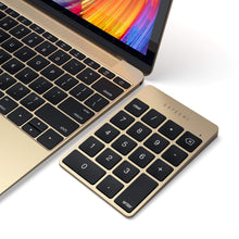 Load image into Gallery viewer, Aluminum Slim Rechargeable Bluetooth Keypad