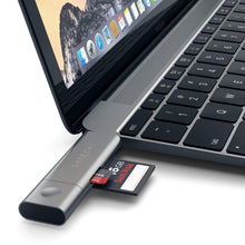 Load image into Gallery viewer, Aluminum Type-C USB 3.0 and Micro/SD Card Reader
