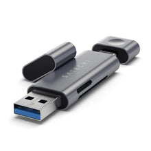 Load image into Gallery viewer, Aluminum Type-C USB 3.0 and Micro/SD Card Reader