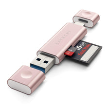 Load image into Gallery viewer, Aluminum Type-C USB 3.0 and Micro/SD Card Reader