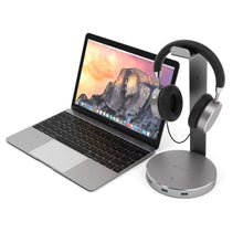 Load image into Gallery viewer, Aluminum USB 3.0 Headphone Stand