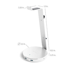 Load image into Gallery viewer, Aluminum USB 3.0 Headphone Stand