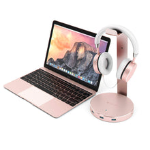 Load image into Gallery viewer, Aluminum USB 3.0 Headphone Stand