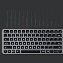 Load image into Gallery viewer, Compact Backlit Bluetooth Keyboard