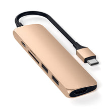 Load image into Gallery viewer, Slim Aluminum Type-C Multi-Port Adapter V2