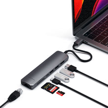 Load image into Gallery viewer, USB-C Slim Multi-Port with Ethernet Adapter