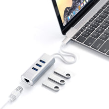 Load image into Gallery viewer, Type-C 2-in-1 USB Hub with Ethernet