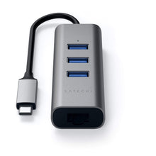 Load image into Gallery viewer, Type-C 2-in-1 USB Hub with Ethernet