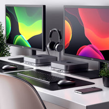 Load image into Gallery viewer, Type-C Aluminum Stand & Hub for Mac Mini