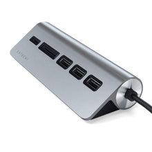 Load image into Gallery viewer, Type-C Aluminum USB Hub & Card Reader