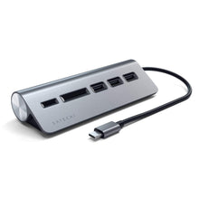 Load image into Gallery viewer, Type-C Aluminum USB Hub & Card Reader