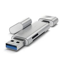Load image into Gallery viewer, Aluminum Type-C USB 3.0 and Micro/SD Card Reader
