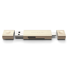 Load image into Gallery viewer, Aluminum Type-C USB 3.0 and Micro/SD Card Reader
