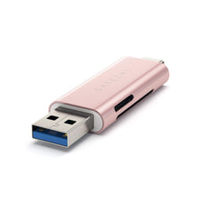 Load image into Gallery viewer, Aluminum Type-C USB 3.0 and Micro/SD Card Reader
