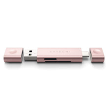 Load image into Gallery viewer, Aluminum Type-C USB 3.0 and Micro/SD Card Reader
