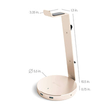 Load image into Gallery viewer, Aluminum USB 3.0 Headphone Stand
