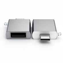 Load image into Gallery viewer, Aluminum USB-C to USB-A 3.0 Adapter
