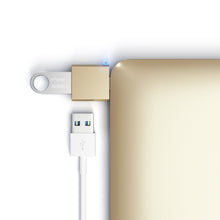 Load image into Gallery viewer, Aluminum USB-C to USB-A 3.0 Adapter
