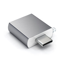 Load image into Gallery viewer, Aluminum USB-C to USB-A 3.0 Adapter
