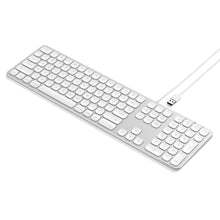 Load image into Gallery viewer, Aluminum Wired USB Keyboard
