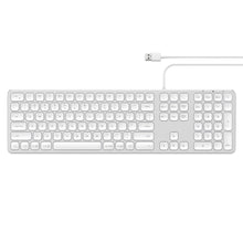 Load image into Gallery viewer, Aluminum Wired USB Keyboard
