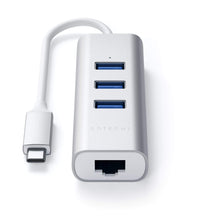 Load image into Gallery viewer, Type-C 2-in-1 USB Hub with Ethernet

