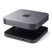 Load image into Gallery viewer, Type-C Aluminum Stand &amp; Hub for Mac Mini
