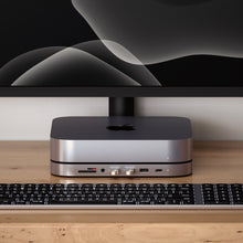 Load image into Gallery viewer, Type-C Aluminum Stand &amp; Hub for Mac Mini
