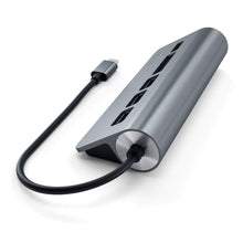 Load image into Gallery viewer, Type-C Aluminum USB Hub &amp; Card Reader
