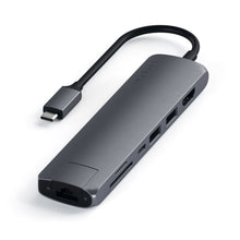 Load image into Gallery viewer, USB-C Slim Multi-Port with Ethernet Adapter
