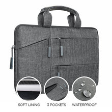 Load image into Gallery viewer, Water-Resistant Laptop Carrying Case with Pockets
